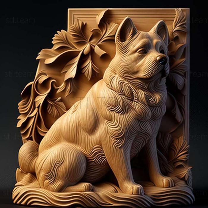 3D model Japanese hin dog (STL)